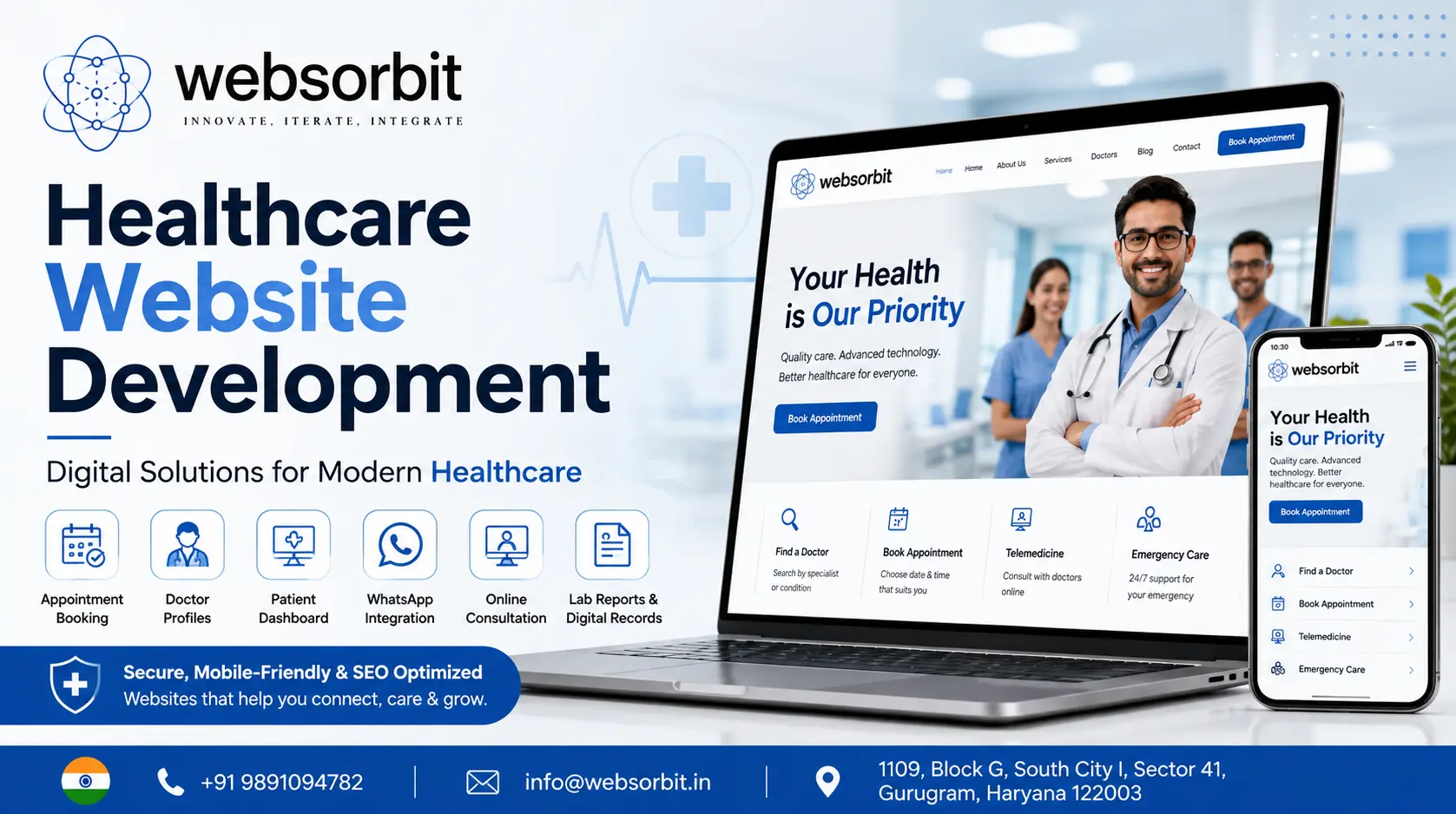 Healthcare Website Development in India: Features, Benefits & Cost Guide